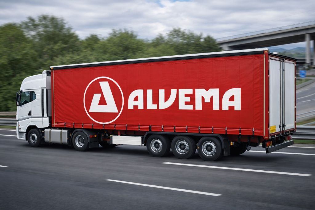 Camión circulando por una autopista