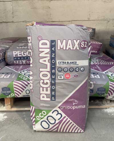 mortero cola extra blanco - mortero cola pegoland PUMA